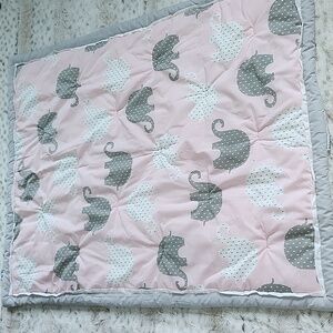 Elephant Baby Comforter Quilt